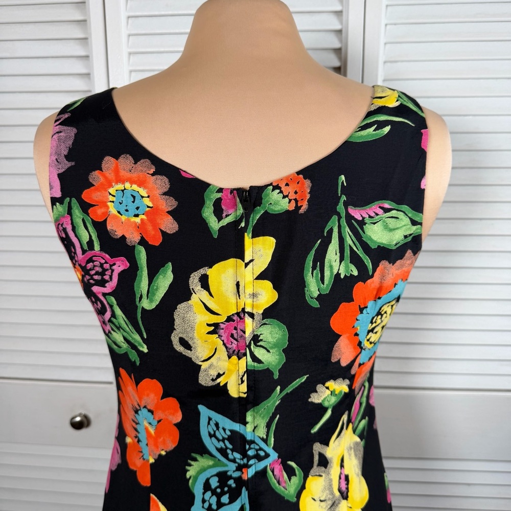 Rabbit Rabbit Rabbit Designs Floral Sleeveless Sheath Dress | Petite 10P - Picture 6 of 11